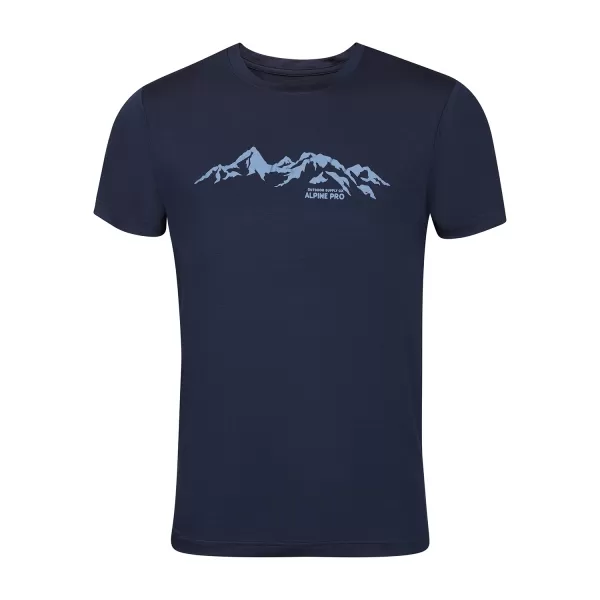  Cămașa funcțională a bărbaților ALPINE PRO LYOR ALBASTRU 