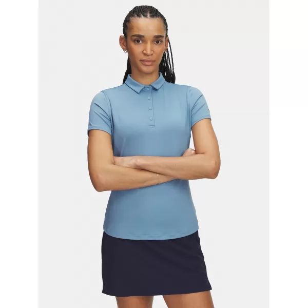  Tricou pentru femei UNDER ARMOUR UA PLAYOFF SS POLO 1383612-418 ALBASTRU 