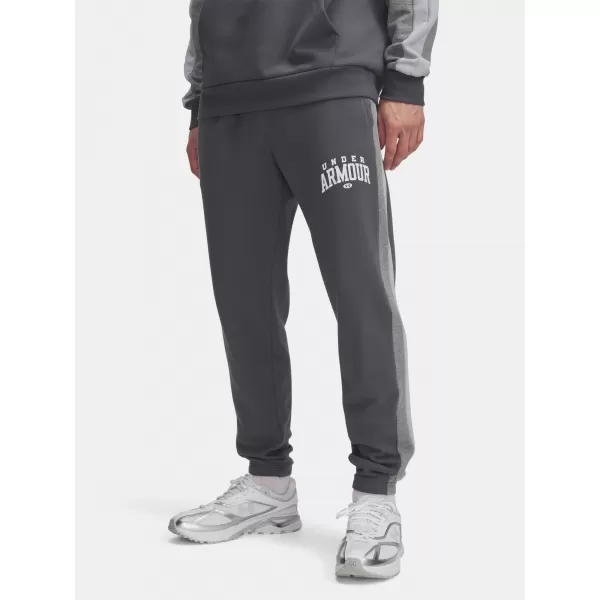  Pantaloni sport pentru bărbați UNDER ARMOUR UA RIVAL FLC CB PANTS 6003954-025 GRI 