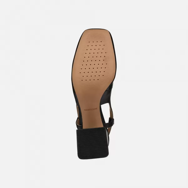  Pantofi de dama cu toc GEOX CORONILLA NEGRU 