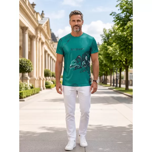 Cămașă de agrement pentru bărbați premium ALTISPORT VOJ/ALM122TR06 VERDE ÎNCHIS 
