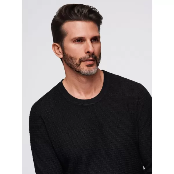  Pulover pentru bărbați OMBRE OM-SWSW-0181 NEGRU 