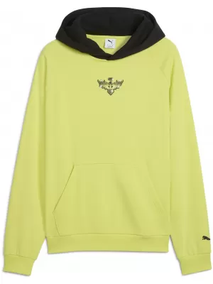 Hanorac pentru bărbați PUMA MELO ALWAYZ ON 1 HOODIE 63075205 LEMON SHERBERT