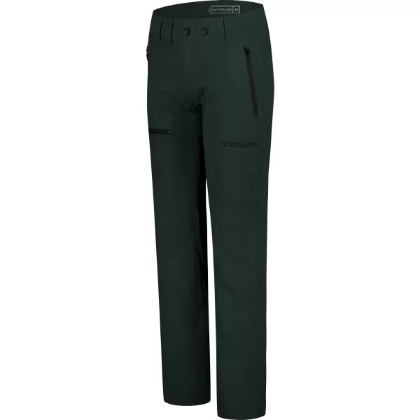  Pantaloni în aer liber pentru femei NORDBLANC FLOE NBFPL8277 VERDE ÎNCHIS 