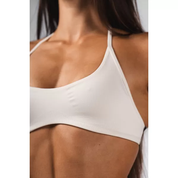  Sutien sport cu ridicare fără cusături FLOW SEAMLESS 495 CREAM Nebbia 