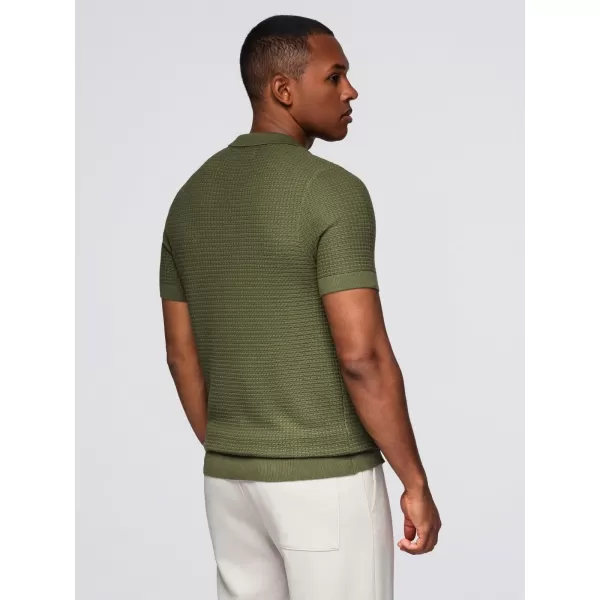  Tricou pentru bărbați OMBRE OM-POSS-0157 MĂSLIN 