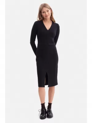 Rochie BEWEAR B307 NEGRU