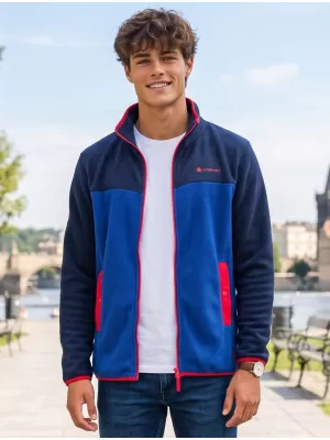 Hanorac pentru bărbați din fleece ALTISPORT GAMEL ALBASTRU