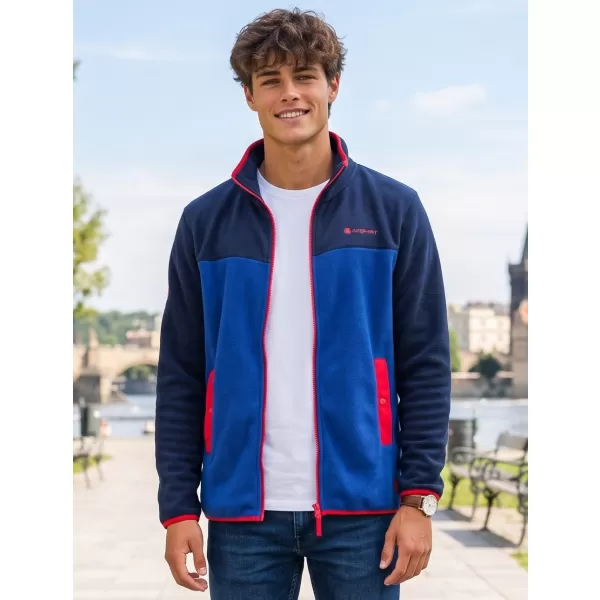  Hanorac pentru bărbați din fleece ALTISPORT GAMEL ALBASTRU 