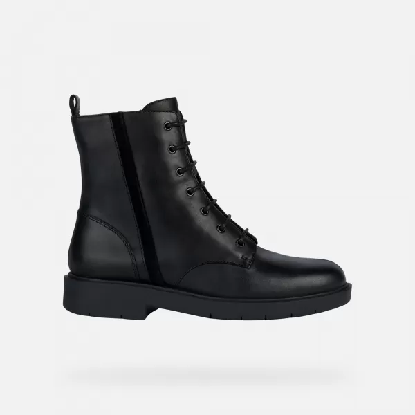  Botine de dama GEOX SPHERICA EC1 G004200 NEGRU 