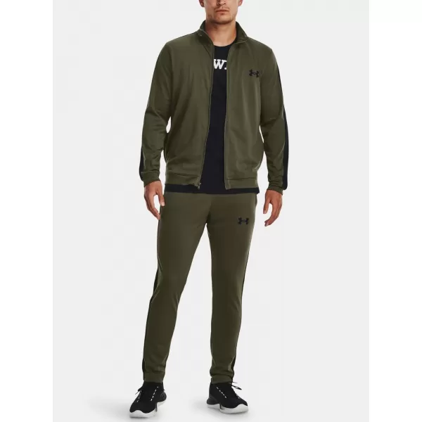  Set pentru bărbați UNDER ARMOUR UA KNIT TRACK SUIT 1357139-390 VERDE 