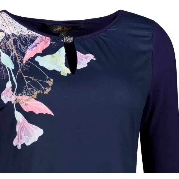  Tricou de damă ALTISPORT GLADYS ALBASTRU ÎNCHIS 
