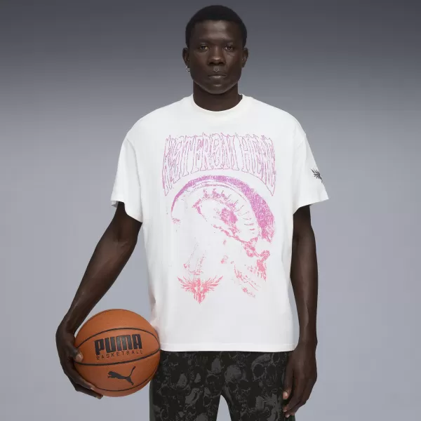  Cămaşă PUMA MELO WORLD TOUR-NAMENT TEE I 63237201 PUMA ALB 