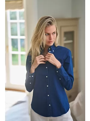 Cămașă de damă TEE JAYS | TJ 4003 ALBASTRU INDIGO
