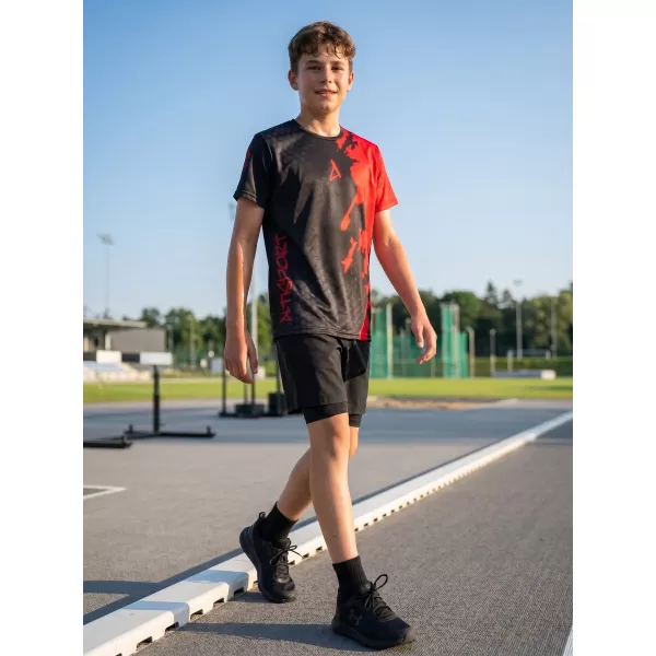  Premium funcțional pentru copii ALTISPORT VOJ/ALM112TR01 BLACK-ROȘU 