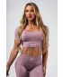 Crop top model fără sudură FLOW SEAMLESS 499 PINK Nebbia