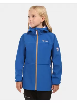 Jachetă softshell pentru copii KILPI RAVIA-J ZJ0115KI ALBASTRU ÎNCHIS