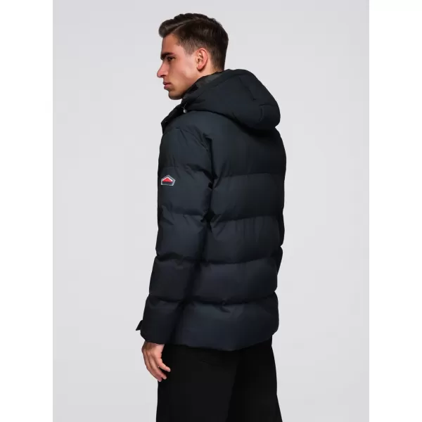  Geacă de iarnă pentru bărbați OMBRE OM-JAHP-0306 NEGRU 