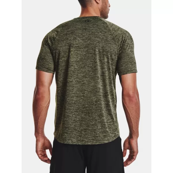  Tricou pentru bărbați UNDER ARMOUR UA TECH 2.0 SS TEE 1326413-390 VERDE 