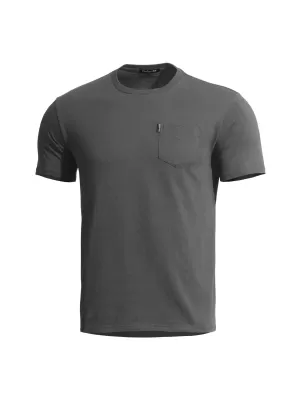 tricou PENTAGON AGERON T-SHIRT WITH POCKET K09012 LUP/GRI