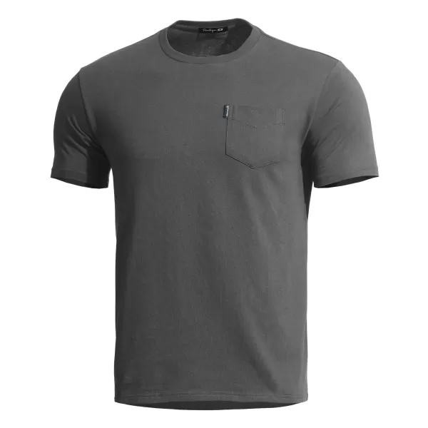  tricou PENTAGON AGERON T-SHIRT WITH POCKET K09012 LUP/GRI 