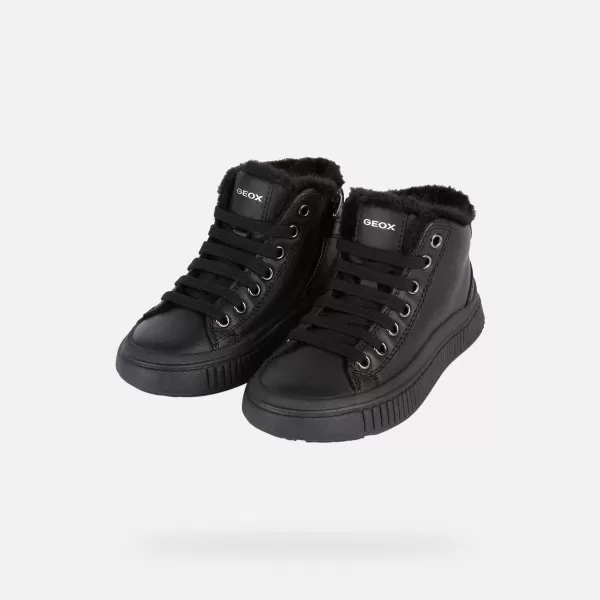  Adidași pentru fete GEOX LAQUINNY J46M3G00085C9999 NEGRU 