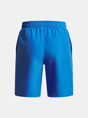 Pantaloni scurți pentru băieți UNDER ARMOUR UA TECH WOVEN WORDMARK SHORT 1383341-402 ALBASTRU