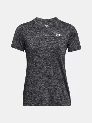 Tricou pentru femei UNDER ARMOUR TECH SSC- TWIST 1384230-001 NEGRU