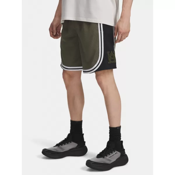  Pantaloni scurți pentru bărbați UNDER ARMOUR UA M COURTSIDE SHORT 6004087-390 VERDE 