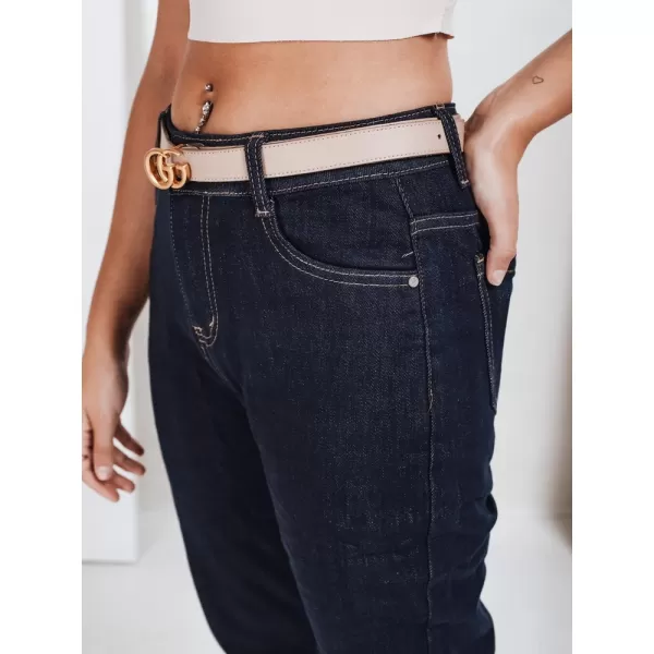  Pantalonii pentru doamne DSTREET UY2781 SEA -BLUE 