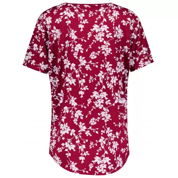  Tricou de damă ALTISPORT GYLDA BURGUNDIA 