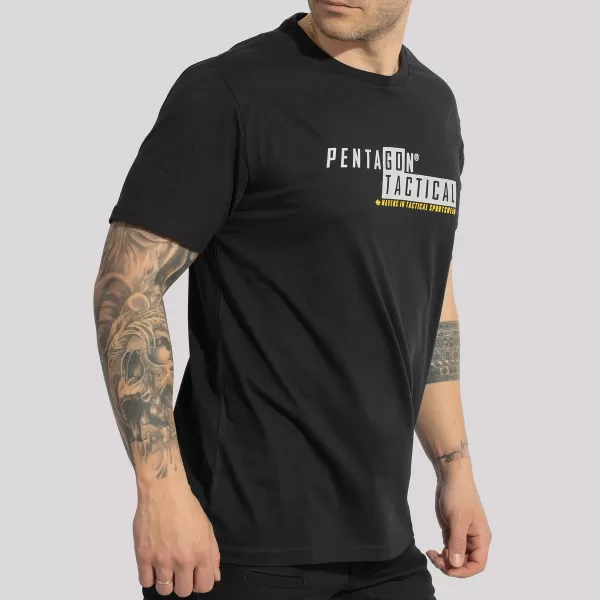  tricou PENTAGON AGERON GO TACTICAL K09012 NEGRU 