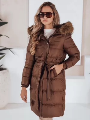 Palton de damă DSTREET TY5009 MARO