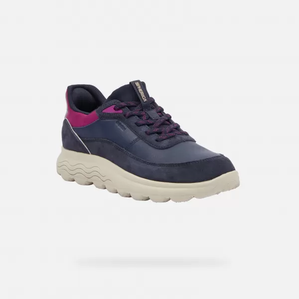  Adidași de damă GEOX SPHERICA PLUS FAST IN G009589 ALBASTRU ÎNCHIS 