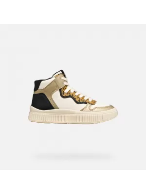 Adidași pentru fete GEOX LAQUINNY J56M3B054AJC1M2U CREMOS