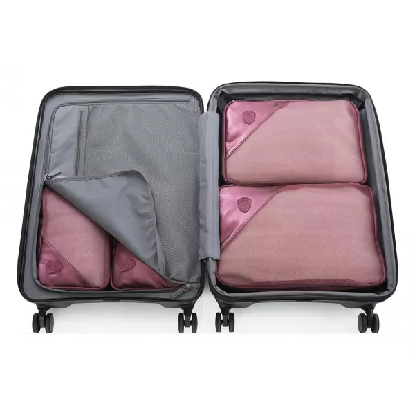  Valiză HEYS Metallic Packing Cube 5pc BURGUNDIA 