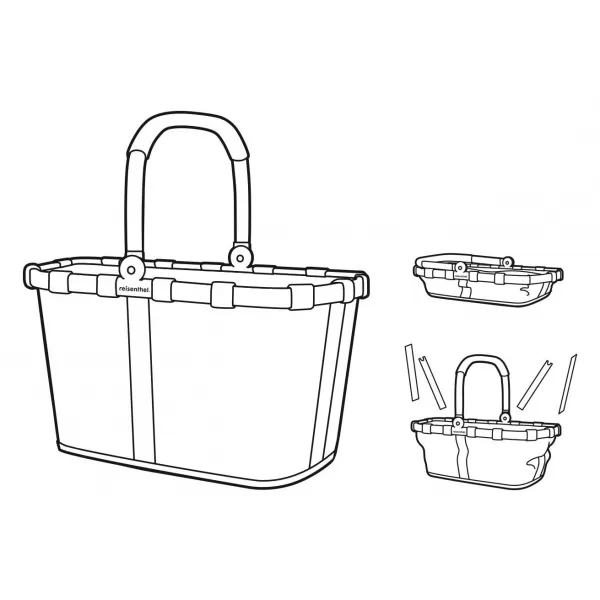  Cărucior de cumpărături REISENTHEL CARRYBAG NEGRU 