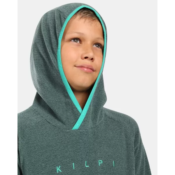  Hanorac fleece pentru băieți KILPI FLOND-JB ZJ0202KI VERDE 