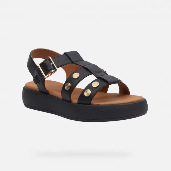  Sandale de dama GEOX CAMALEI G000986 NEGRU 