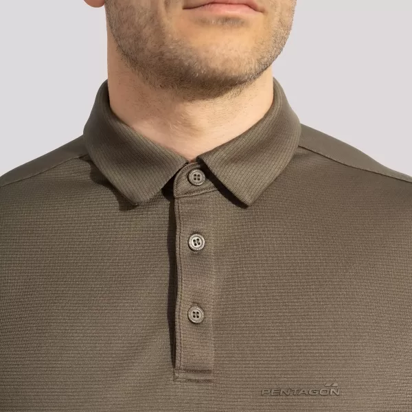  Tricou pentru bărbați cu guler PENTAGON VANQUISH POLO SHIRT K09048 NEGRU 