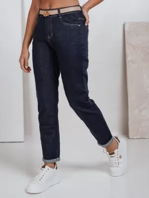 Pantalonii pentru doamne DSTREET UY2781 SEA -BLUE
