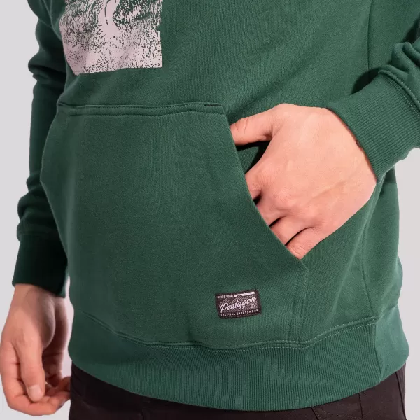  Hanorac PENTAGON PHAETON HOOD SWEATER K09021-SS83 SPRINGBOK VERDE 