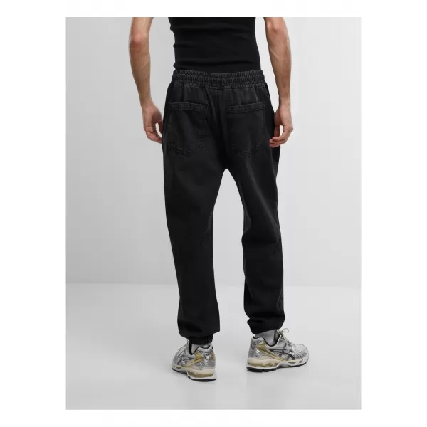  Blugi pentru bărbați URBAN CLASSICS TB7296 NEGRU SPALAT 