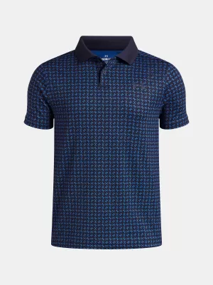 Tricou băieți UNDER ARMOUR UA MATCHPLAY PRINTED POLO 1377349-411 ALBASTRU