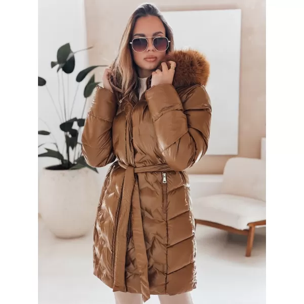  Geacă pentru doamne DSTREET TY4925 CARAMEL 