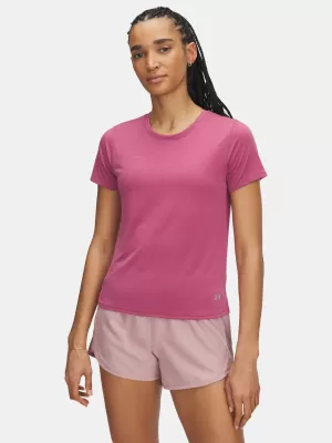 Tricou pentru femei UNDER ARMOUR UA LAUNCH SHORTSLEEVE 1382434-659 ROŞU