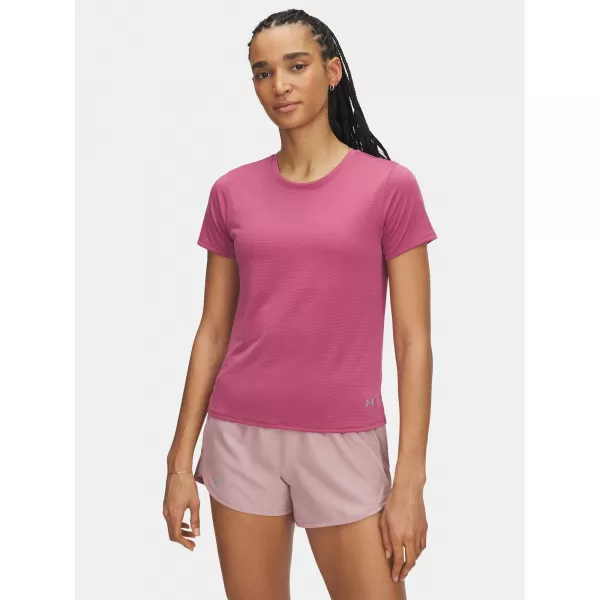  Tricou pentru femei UNDER ARMOUR UA LAUNCH SHORTSLEEVE 1382434-659 ROŞU 