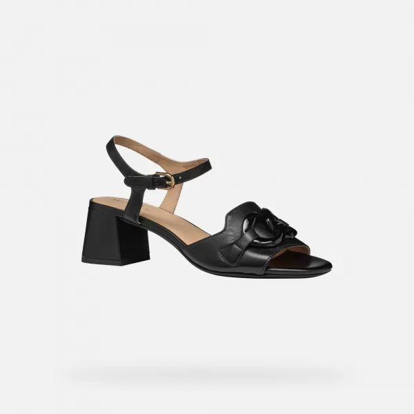  Sandale de dama GEOX NEW ERAKLIA 50 T NEGRU 