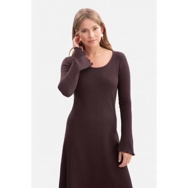  Rochie BEWEAR B308 CIOCOLATA NEAGRA 