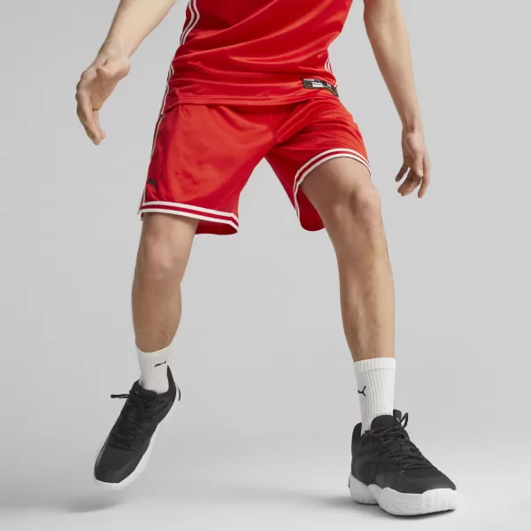  Pantaloni scurţi PUMA HOOPS TEAM GAME SHORT 67662904 PUMA RED 